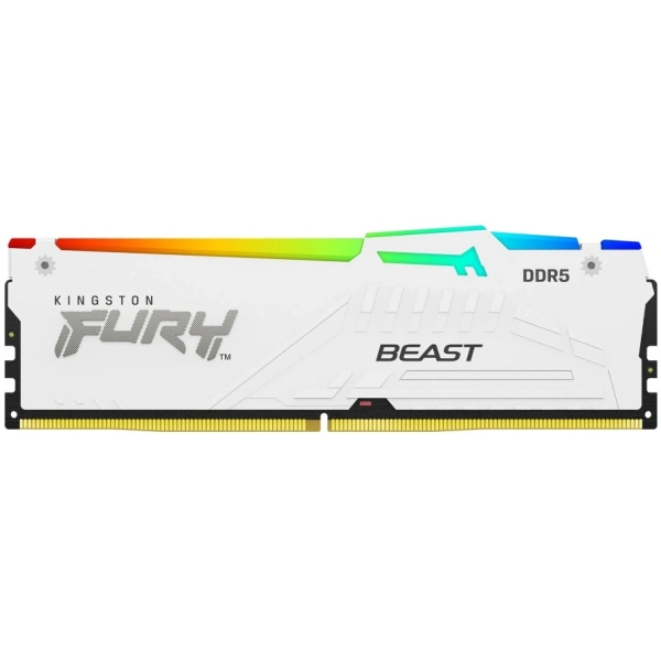 Оперативная память 16 Gb 5600 MHz Kingston FURY Beast RGB White (KF556C36BWEA-16)
