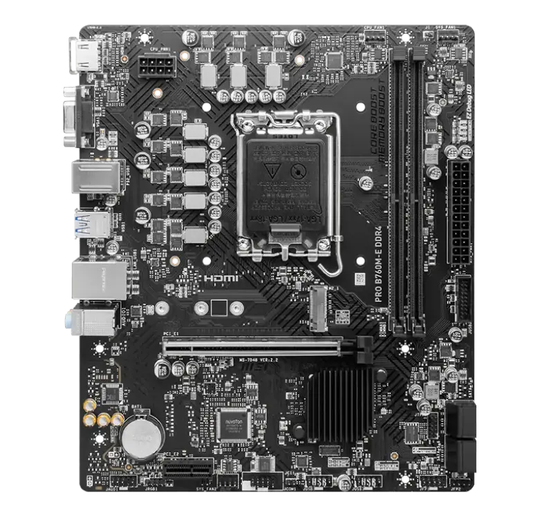 Материнская плата MSI PRO B760M-E DDR4