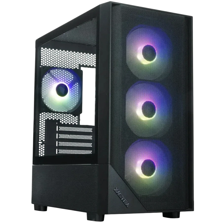 Компьютерный корпус XASTRA A401M 4ARGB-V2 TG Black (A401M-V2-4FC12A)