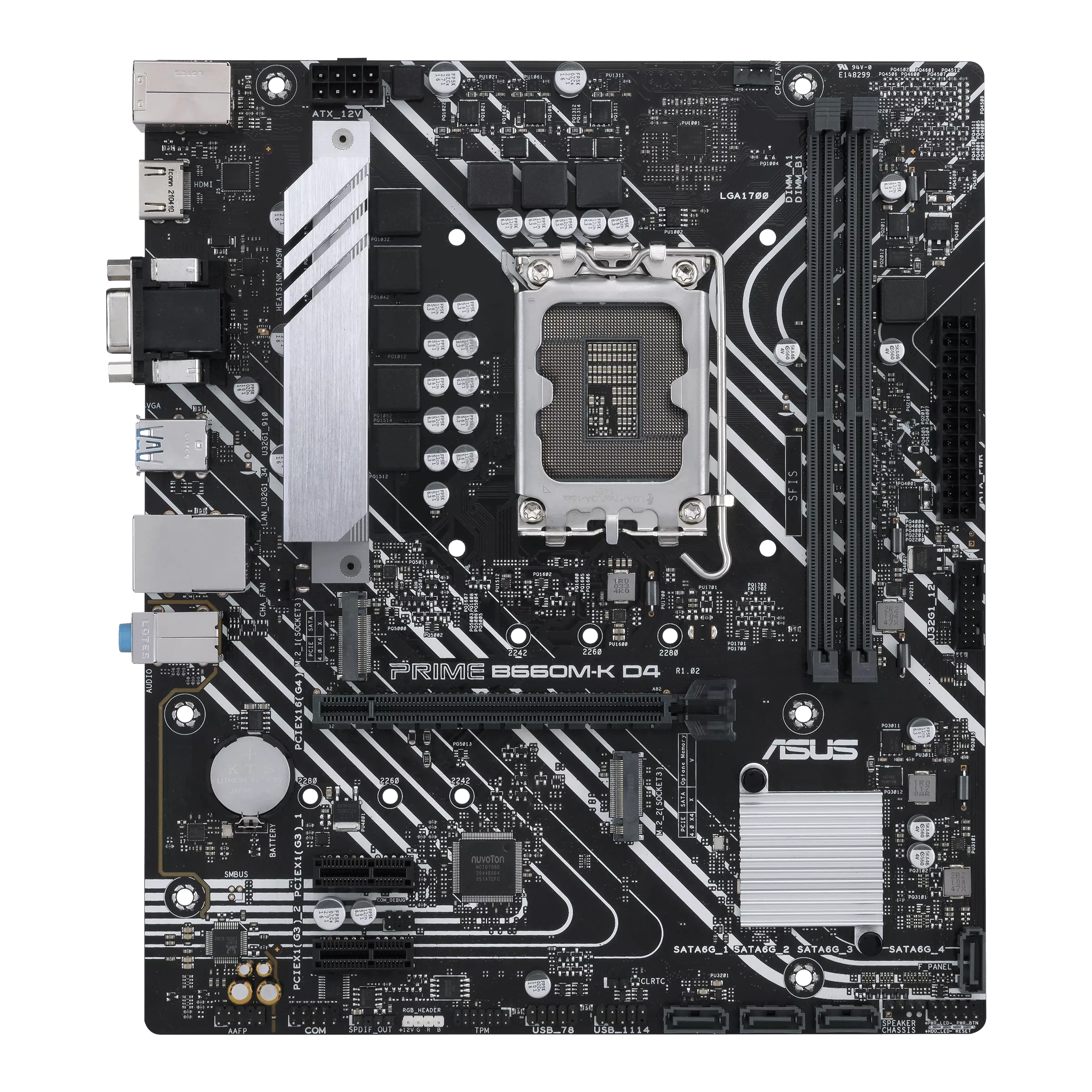 Материнская плата ASUS PRIME B660M-K D4