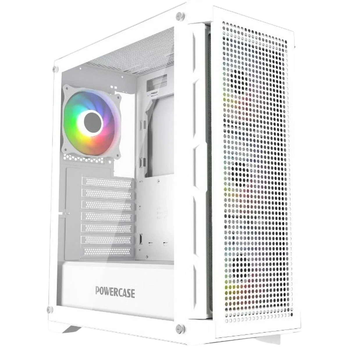 Компьютерный корпус Powercase Ultimate TG ARGB White (CUW-A4)