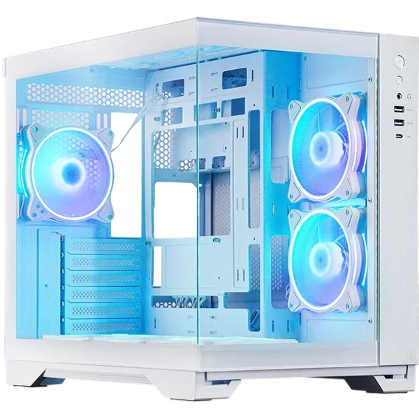 Компьютерный корпус Chieftec VISIO ARGB White (GM-30W-TG-OP)