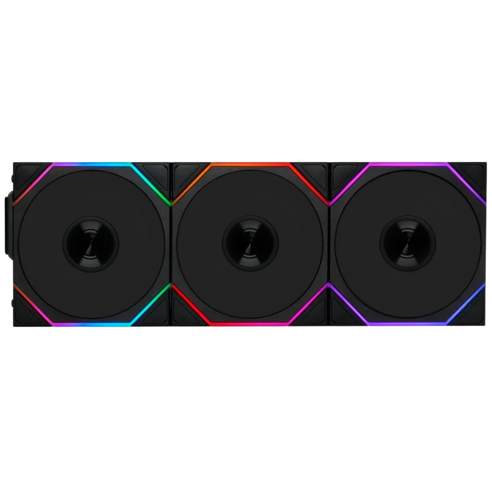 Комплект вентиляторов для корпуса Lian Li UNI FAN TL WIRELESS 120 Reverse Blade Black 12RTL1W3B