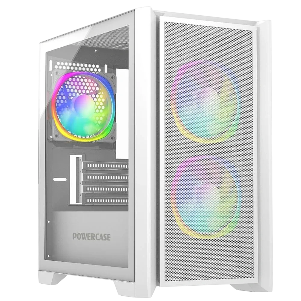 Компьютерный корпус Powercase Alisio Micro Z3W ARGB White (CAMZW-A3)