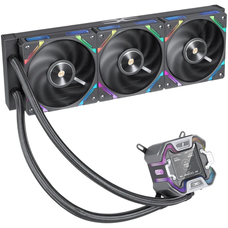 Система жидкостного охлаждения для процессора 1STPLAYER X-360 ARGB Black (X-360-BK)