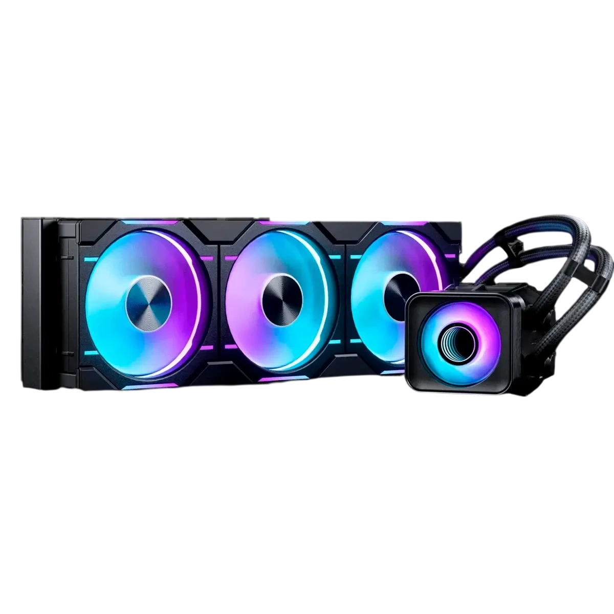 Система водяного охлаждения PHANTEKS Glacier One 360D30 X2 ARGB Black (PH-GO360D30_DBK02)