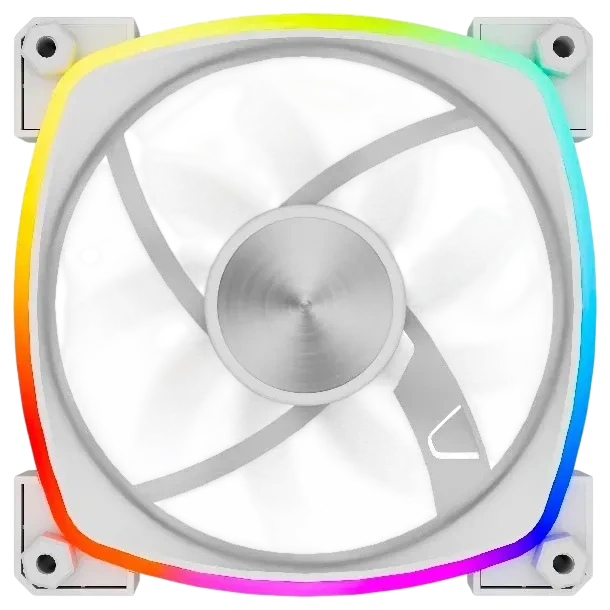 Вентилятор для корпуса Powercase (M55-12W ARGB) White