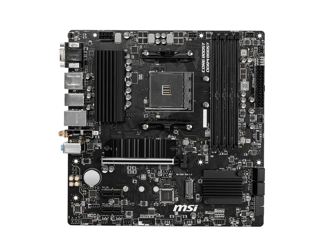 Материнская плата MSI B550M PRO-VDH WIFI (AM4/AMD B550/4xDDR4/mATX)