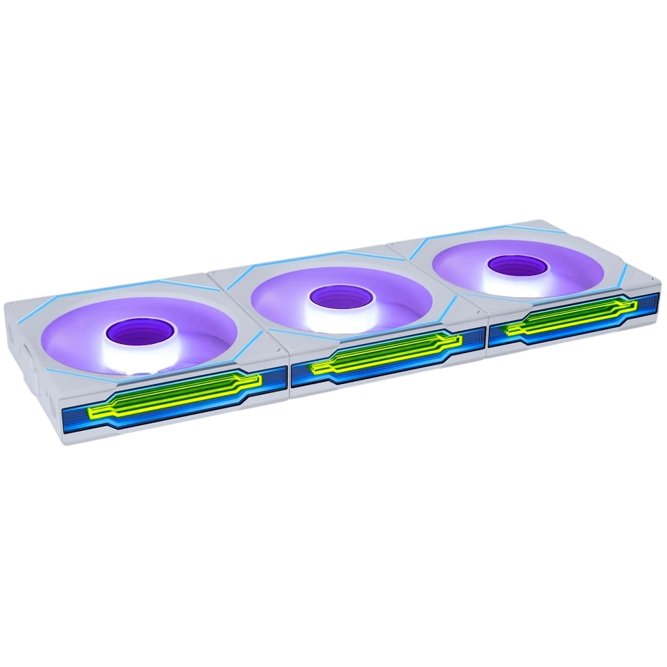Комплект вентиляторов для корпуса Lian Li UNI FAN SL-INF WIRELESS 120 Reverse Blade 12RSLIN1W3W ARGB White (G99.12RSLIN1W3W.R0)