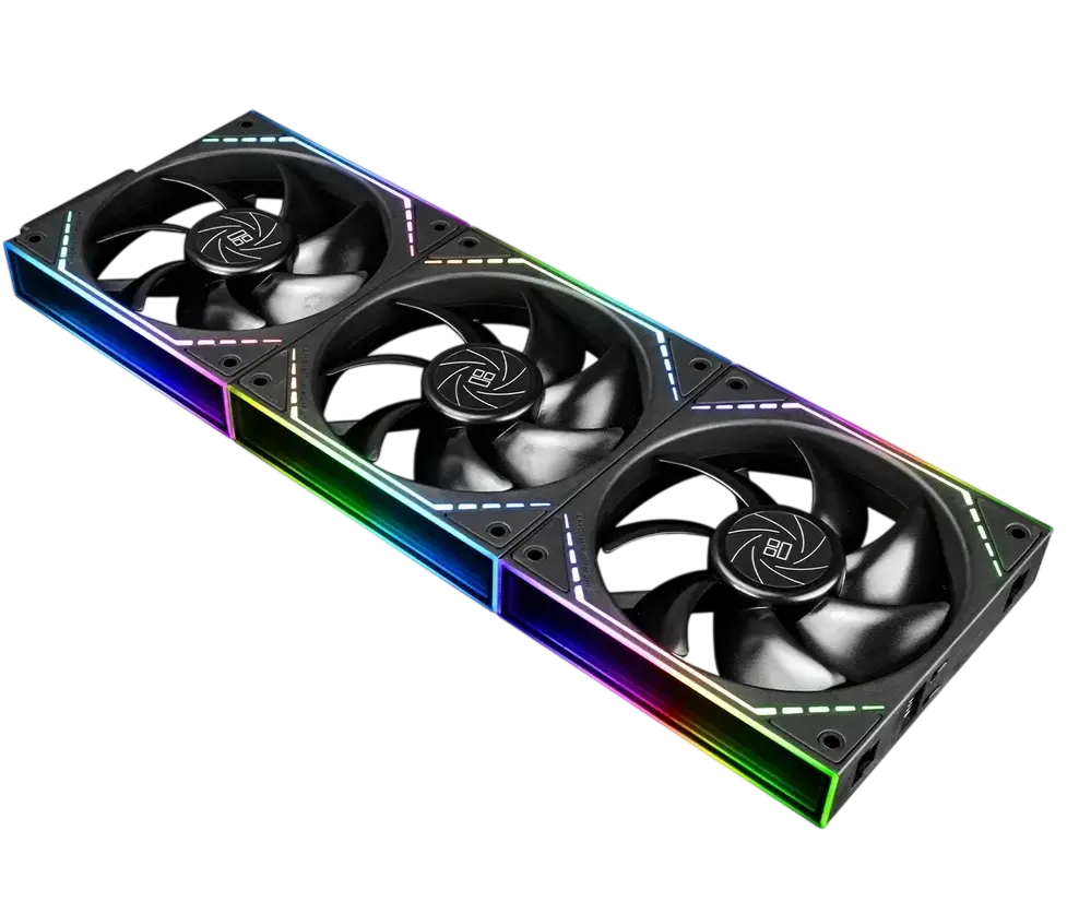Комплект вентиляторов для корпуса Thermalright TL-M12Q X3 ARGB Black (TRTLM12QX3.3P)