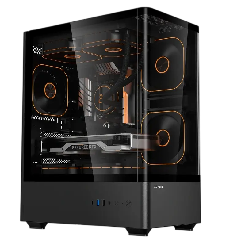 Компьютерный корпус Zone 51 Fury Black (Z51CASFURBK)