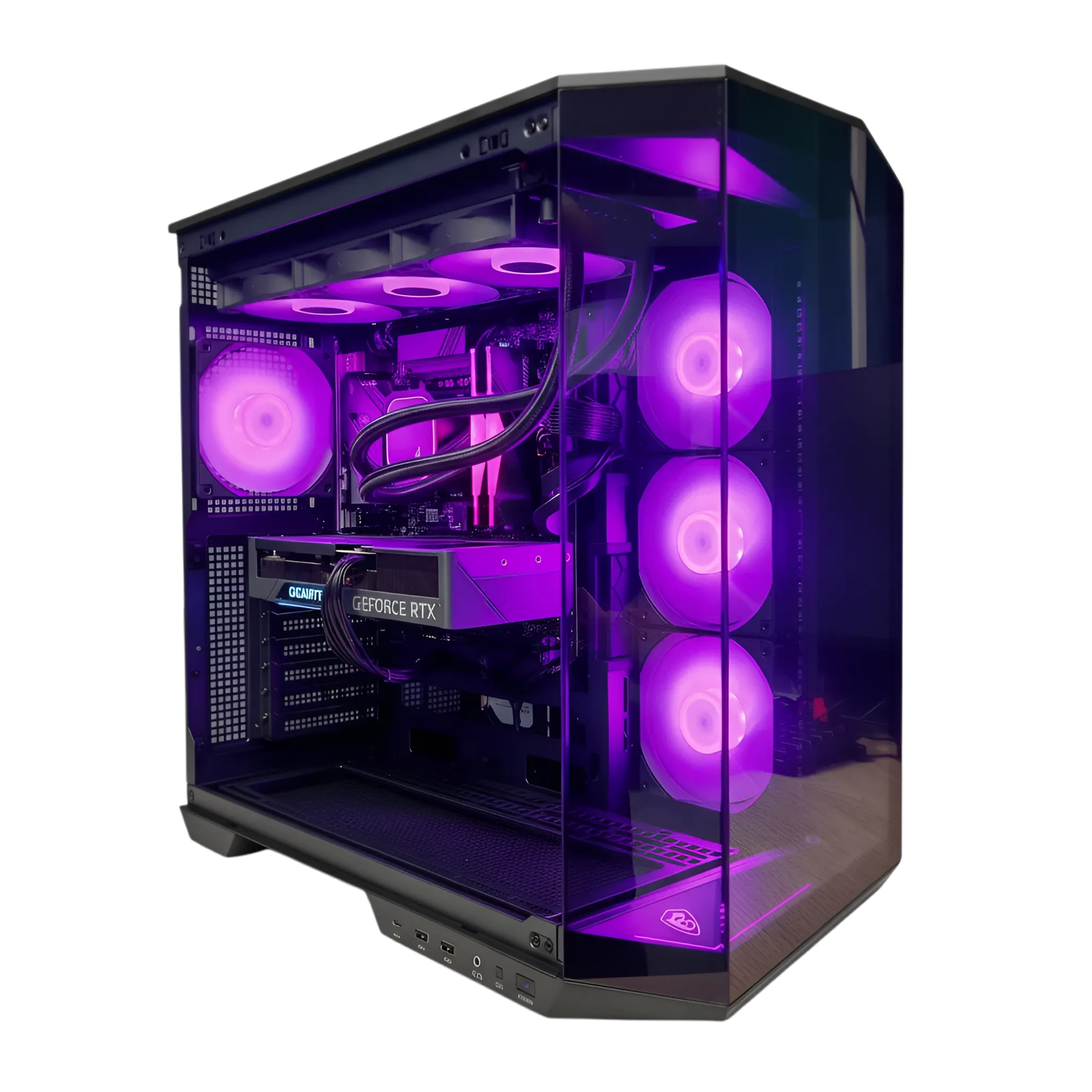 Игровой компьютер 990075 (Core i7-13700KF 3.4 ГГц/Intel Z790/32 ГБ DDR5 6 ГГц/1024 ГБ SSD/RTX 5090 32 ГБ/Wi-Fi/1200W/MSI MAG Pano 100R PZ Black)