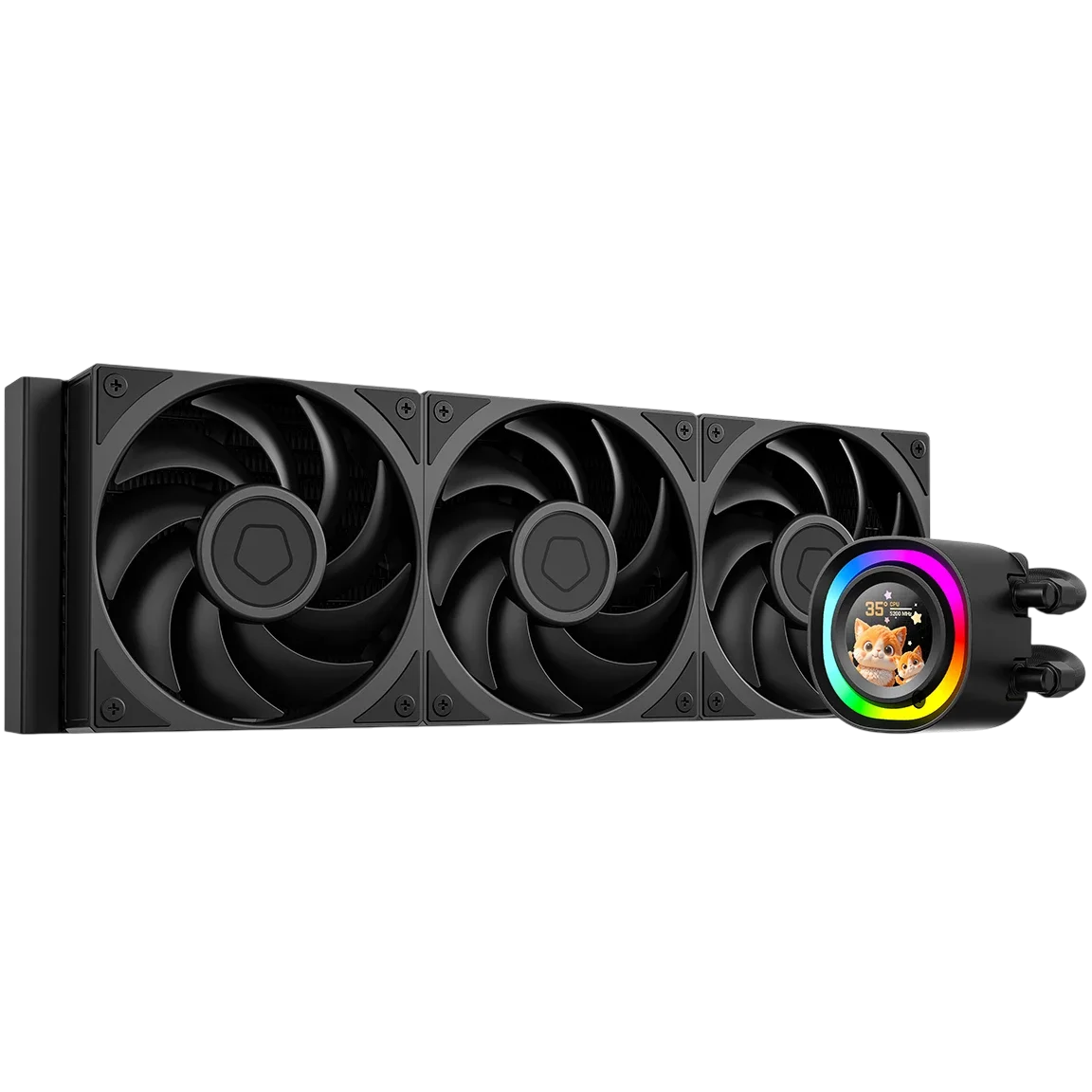 Система водяного охлаждения ID-COOLING FX360 LCD PE ARGB Black