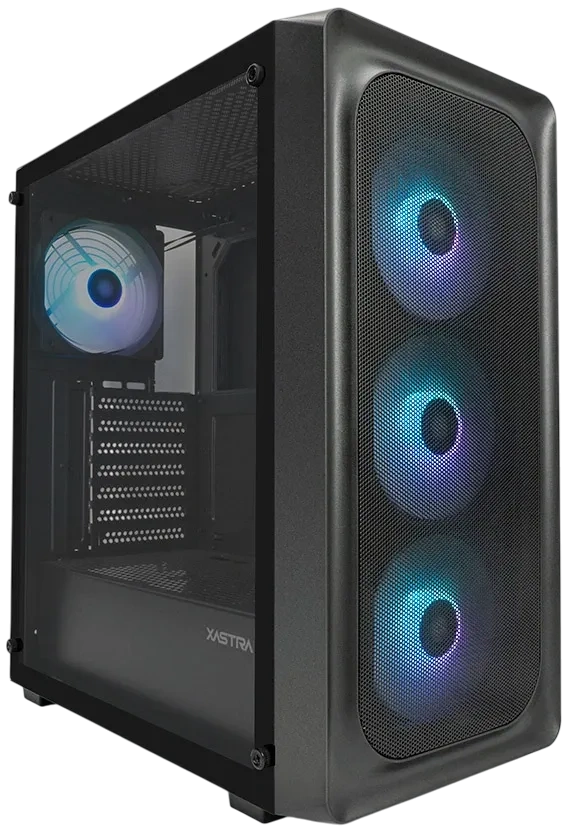 Компьютерный корпус XASTRA A407 4ARGB TG Black (A407-4FC12A)