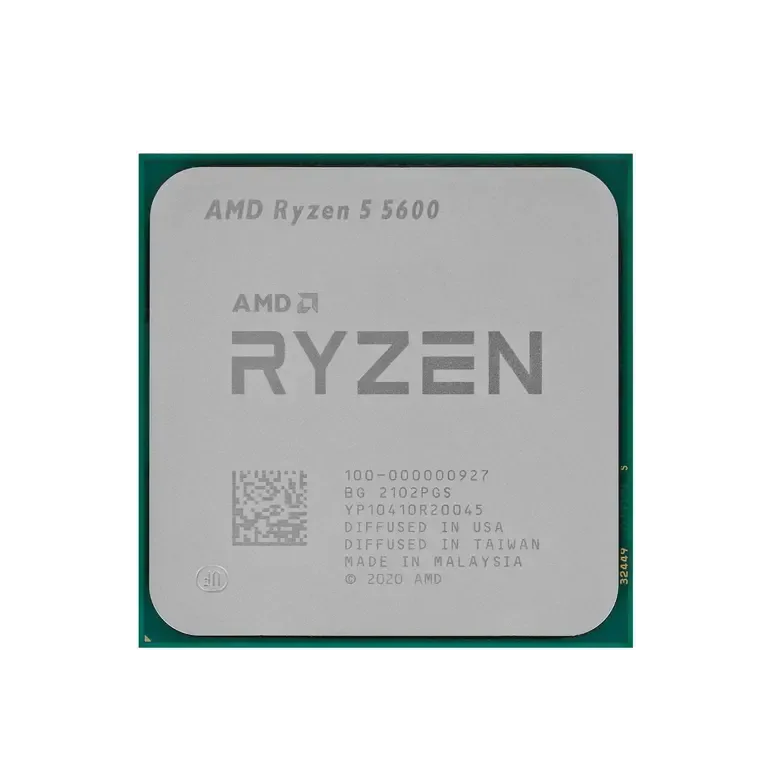 Процессор AMD Ryzen 5 5600 (3.5 ГГц - 4.4 ГГц / AM4 / кол-во ядер: 6  / TDP 65 Вт), OEM