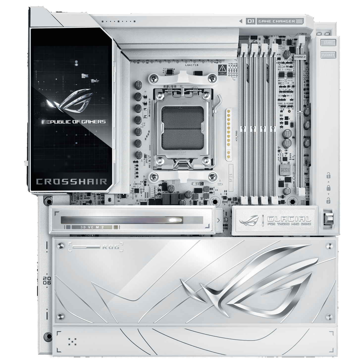 Материнская плата Asus ROG CROSSHAIR X870E GLACIAL WIFI rev