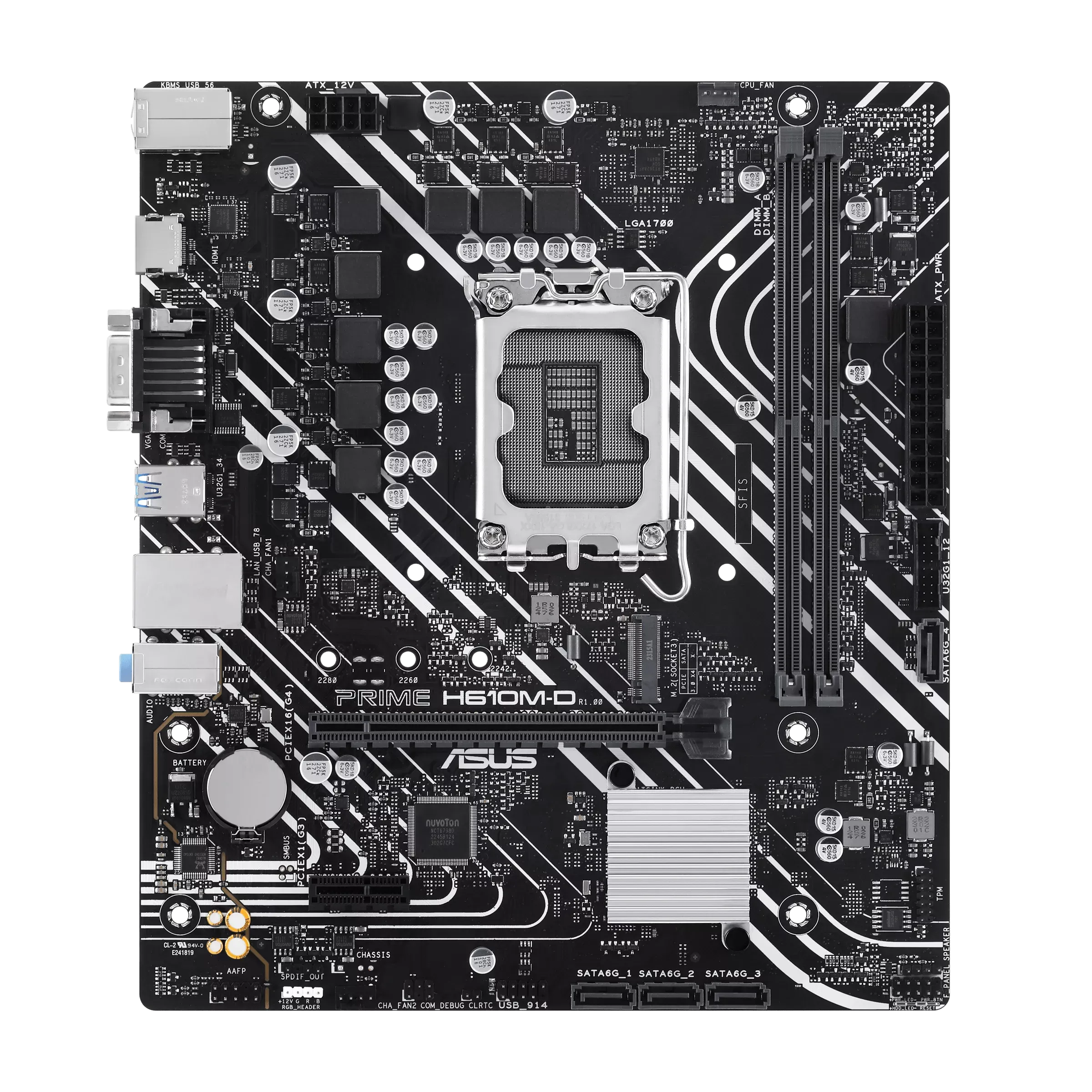 Материнская плата ASUS PRIME H610M-D 90MB1G80-M0EAY0