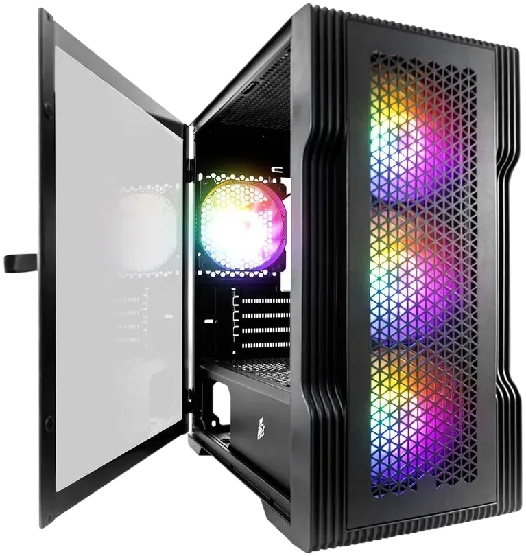 Компьютерный корпус 1STPLAYER TRILOBITE T3 ARGB Black (FP_T3-BK-4F2(AP))