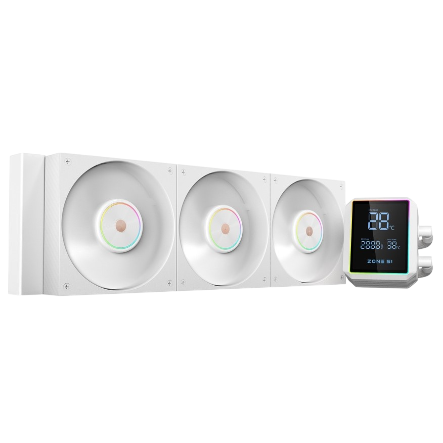 Система жидкостного охлаждения для процессора Zone 51 Stream Liquid 360DS ARGB White (Z51STRL3AWH)