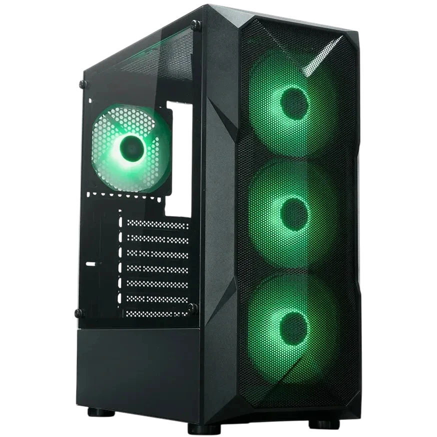 Компьютерный корпус XASTRA A304 4ARGB-C6 TG Black (A304-4FC12A-C6)