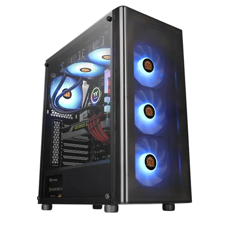 Компьютерный корпус Thermaltake V200 TG RGB Black CA-1K8-00M1WN-01