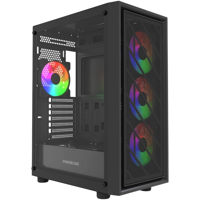 Компьютерный корпус Powercase Mistral EA16 TG FRGB Black (CMAEA16-L4)