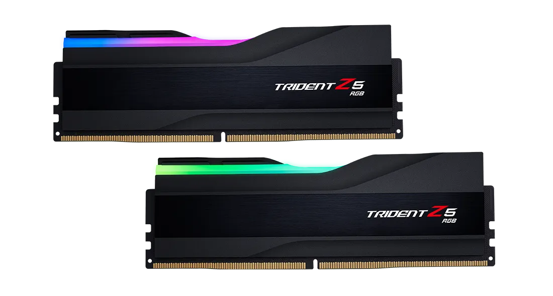 Оперативная память 64 Gb 6400 MHz G.SKILL TRIDENT Z5 RGB Black (F5-6400J3239G32GX2-TZ5RK) модулей 2 шт.
