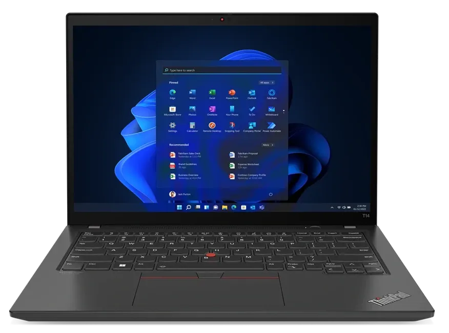 Ноутбук Lenovo ThinkPad T14p (Intel Core i5 13500H/14"/2240x1400/16Gb/512Gb SSD/Win 11 Pro)