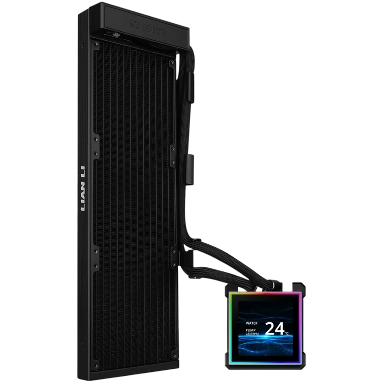 Система жидкостного охлаждения для процессора Lian Li HydroShift II LCD-S 360N (GHS2LCDS36NB) Black (G89.GHS2LCDS36NB.R0)
