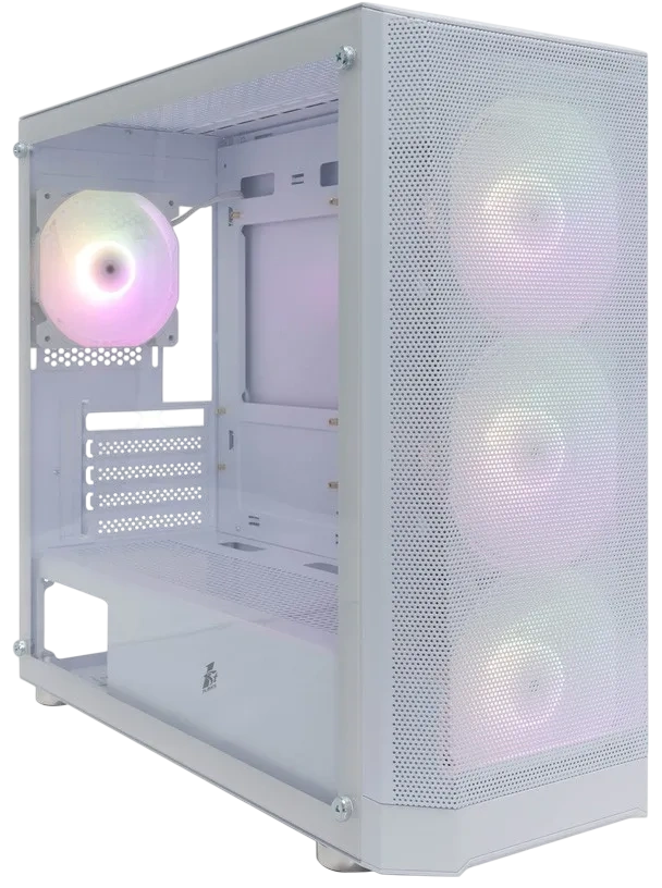 Компьютерный корпус 1STPLAYER FD5-M ARGB White ARGB (FD5-M-WH-4F2-W(AP))
