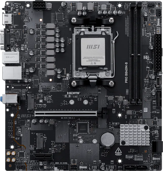Материнская плата MSI PRO B840M-B