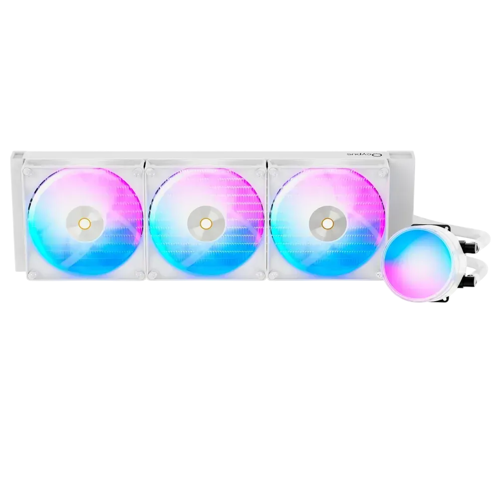 Система водяного охлаждения Ocypus 360mm  Delta L360 WH ARGB White