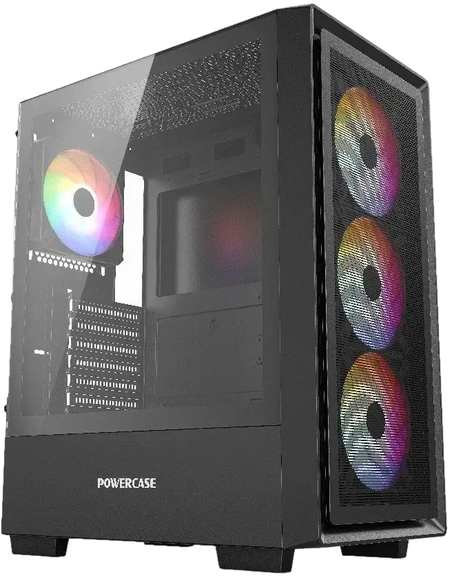 Компьютерный корпус Powercase Mistral AY4B ARGB TG Black (CMAYB-A4)