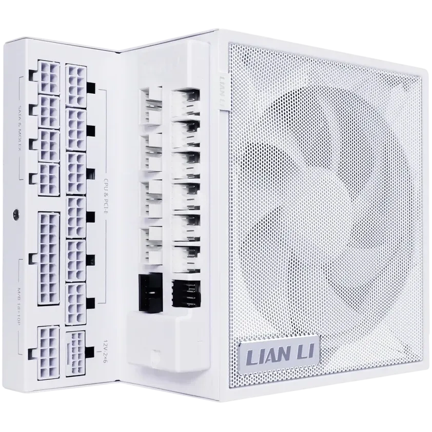 Блок питания Lian Li 1200W EG1200G White (G9P.EG1200G.WH00.RU) 16 Pin (PCIe 5.0 Connector Cable Details)