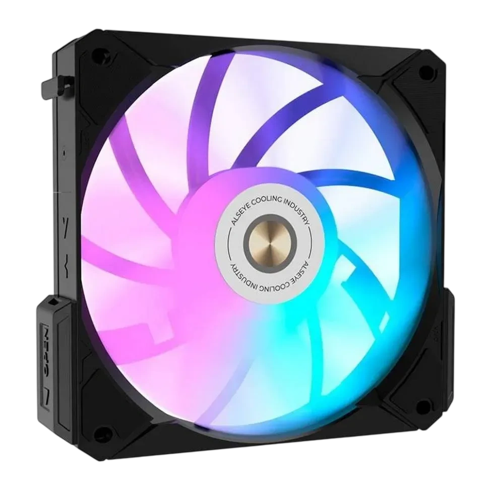 Вентилятор для корпуса ALSEYE Cooling Fan i12B Black PWM