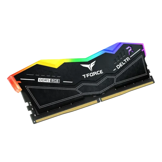 Оперативная память DDR5 32 Gb 6400 MHz Team Group T-FORCE Delta RGB Black (FF3D532G6400HC32ADC01) купить! 