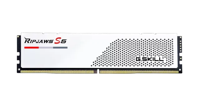 Оперативная память DDR5 32 ГБ 6000 МГц G.Skill Ripjaws S5 WHITE (F5-6000J3238F16GX2-RS5W) модулей 2 купить! 