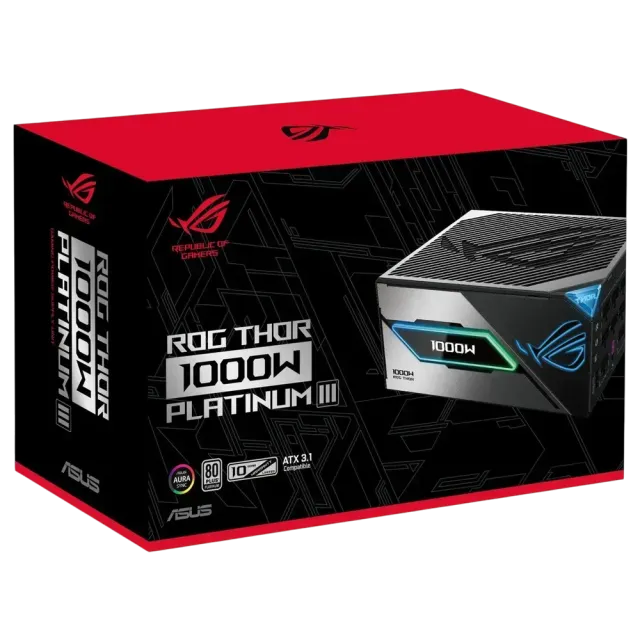 Блок питания ASUS 1000W (ROG-THOR-1000P3-GAMING) купить! 