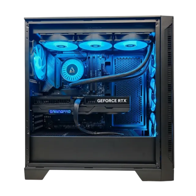 Игровой компьютер 989702 (Ryzen 9 9900X3D 4,4 ГГц/AMD B850/32 ГБ DDR5 6 ГГц/1024 ГБ SSD/RTX 5070 12 ГБ/Wi-Fi/1000W/MSI MAG FORGE 320R AirFlow TG ARGB) - купить по выгодной цене!
