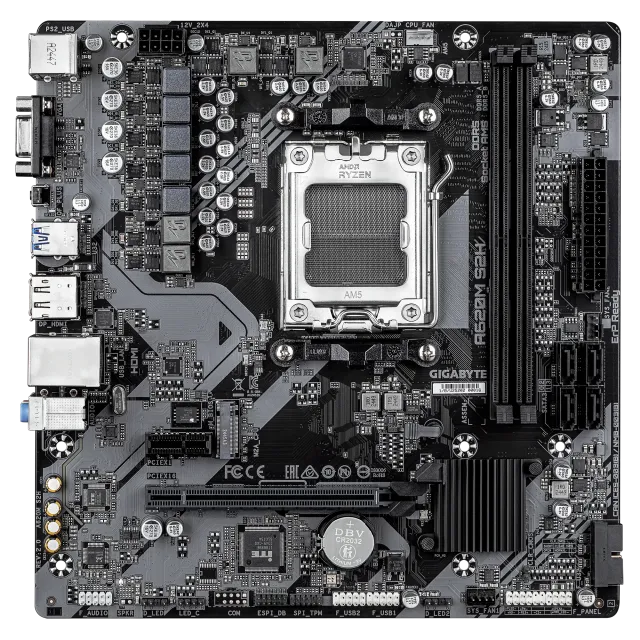 Материнская плата Gigabyte A620M S2H 2.0 купить! 