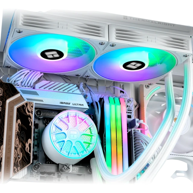 Система жидкостного охлаждения для процессора Thermalright Aqua Elite 240 V6 ARGB White (TRAE240V6AW) купить! 