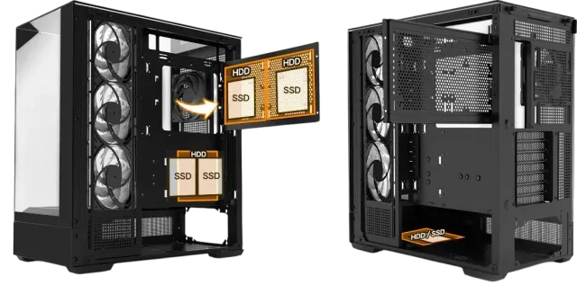 Компьютерный корпус Zalman P40 Prism Plus Black ARGB купить! 