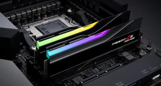 Оперативная память DDR5 32 Gb 6000 MHz G.Skill TRIDENT Z5 RGB Black (F5-6000J3636F16GX2-TZ5NR) купить! 