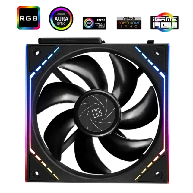 Комплект вентиляторов для корпуса Thermalright TL-M12Q X3 ARGB Black (TRTLM12QX3.3P) купить! 
