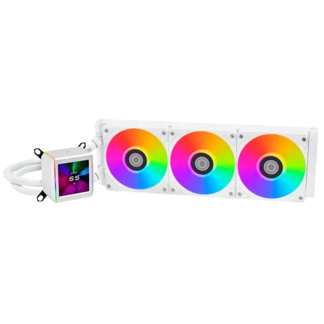 Система водяного охлаждения Lian Li GA II LCD SL-INF 360 ARGB White (GA2ALCD36INW) (G89.GA2ALCD36INW.R0) купить! 