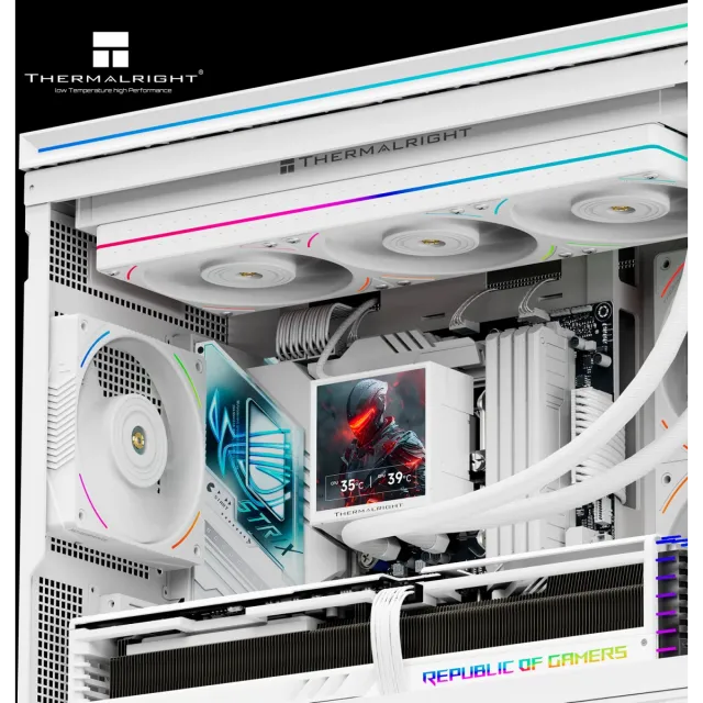 Система жидкостного охлаждения для процессора Thermalright Peerless Vision 360 UB ARGB White (TRPV360UBAW) купить! 