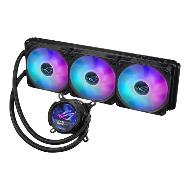 Система водяного охлаждения ASUS ROG STRIX LC III 360 ARGB LCD (90RC00W1-M0UAY0) купить! 