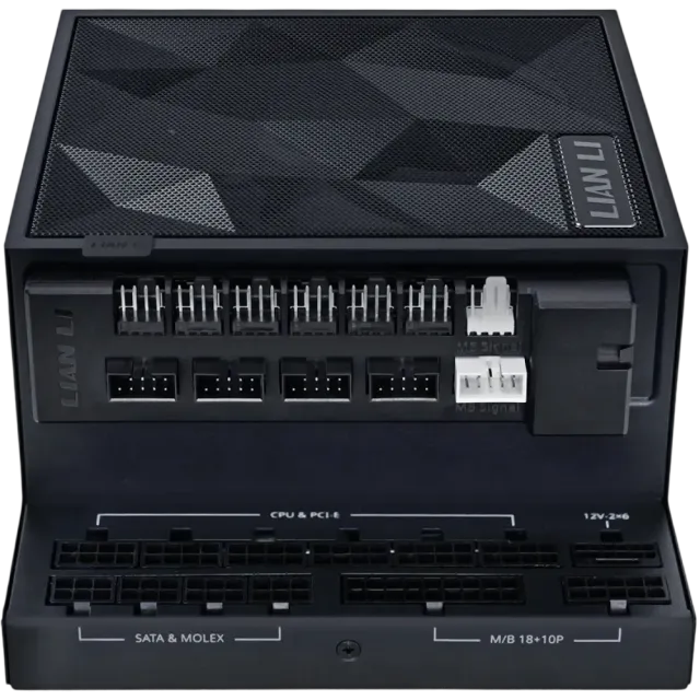 Блок питания Lian Li 1200W EG1200G Black (G9P.EG1200G.BH00.RU) 16 Pin (PCIe 5.0 Connector Cable Details) купить! 