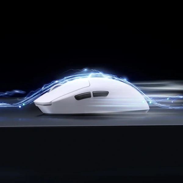 Мышь беспроводная mchose A7 ultra, радиоканал/bluetooth, 8KHz, розовая