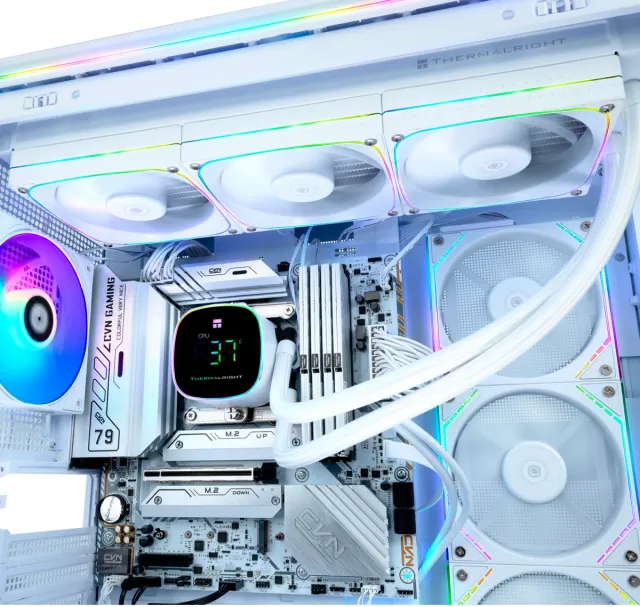 Система жидкостного охлаждения для процессора Thermalright Frozen Horizon 360 Digital ARGB White (TRFH360DAW) купить! 